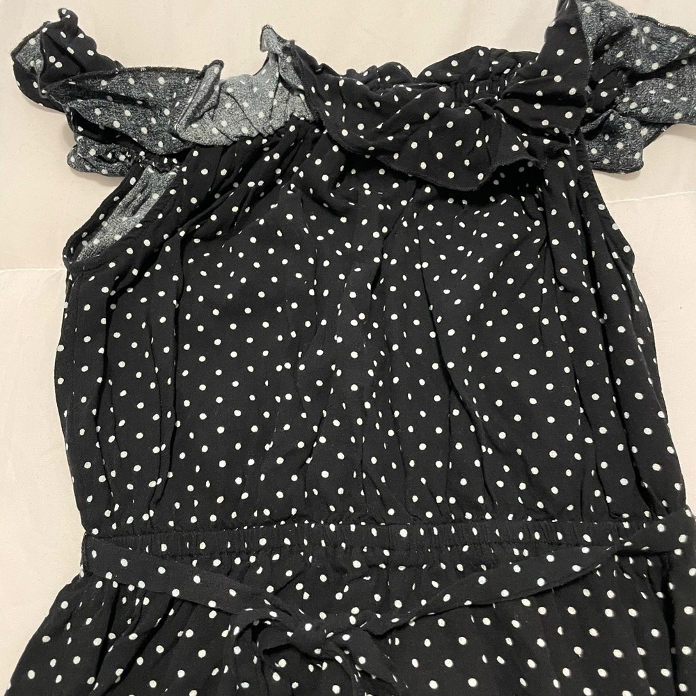 Polka Dot Off Shoulders dress